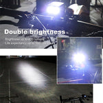 Y15 2 x CREE XPG2 500LM USB-Lade-LED-Fahrrad-Scheinwerfer Frontlampe mit 5 Modi, Y15