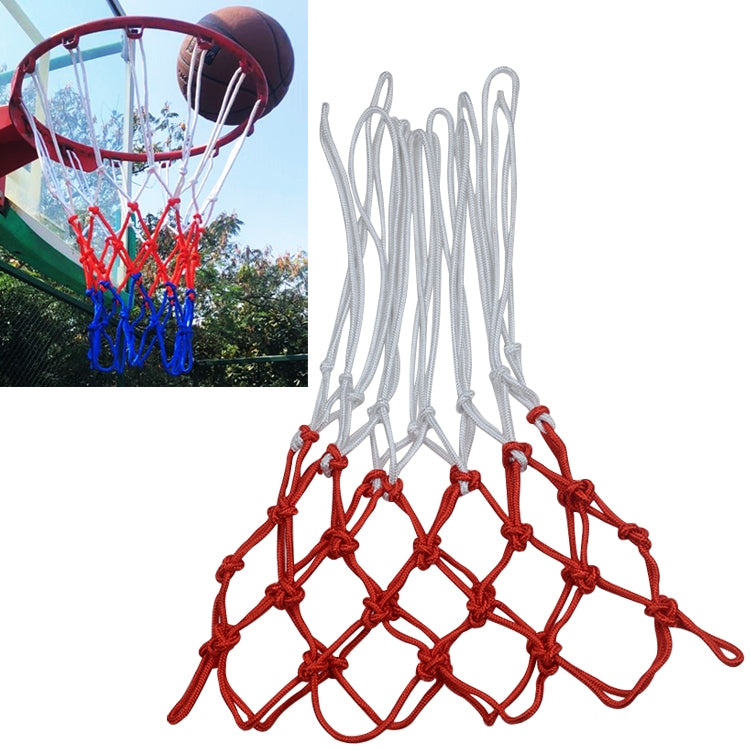 Reguläre Ausgabe Polyesterseil Basketballrahmennetz (Weiß Rot Blau), Reguläre Ausgabe