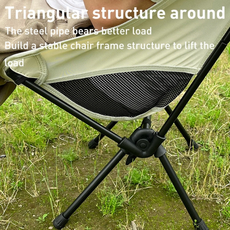 Großer Outdoor Camping Freizeit Strand Tragbarer Klappstuhl, Groß (Weiß), Groß (Schwarz), Groß (Grau), Groß (Marineblau)