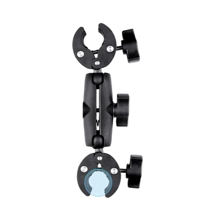 Motorrad-Lenkerhalterung mit Doppelkopf-Krabbenklemme, Doppelkopf-Krabbenklemme