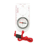 2 Stück Nisa SD482 Outdoor-Kompass Kartenskala mit Lupe Multifunktion, SD482