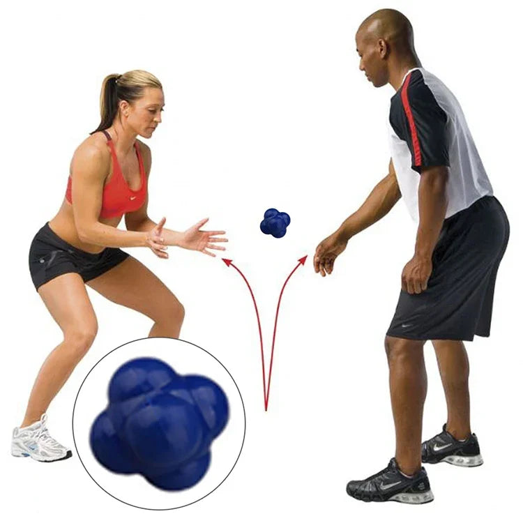 Hexagonaler Reaktionsball für Schnelligkeits- und Agilitätstraining, Training der Hand-Augen-Koordination