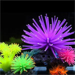 Aquariumartikel Dekoration TPR Simulation Seeigelball Koralle mit Punkt, Größe: S, Durchmesser: 7cm, 7cm