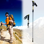 125cm Verstellbarer, tragbarer Outdoor-Trekkingstock aus Aluminiumlegierung, Grün#125cm, Blau#125cm, Rot#125cm, Gelb#125cm