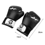 BONSEM Trainings-Boxhandschuhe für Erwachsene, C1 Schwarz, C1 Rot
