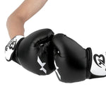 BONSEM Trainings-Boxhandschuhe für Erwachsene, C1 Schwarz, C1 Rot