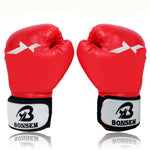 BONSEM Trainings-Boxhandschuhe für Erwachsene, C1 Schwarz, C1 Rot