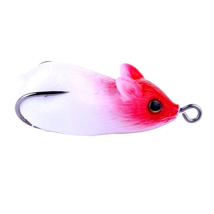 HENGJIA 5cm Biomimetischer Maus-Angelköder, zufällige Farbauswahl, Maus