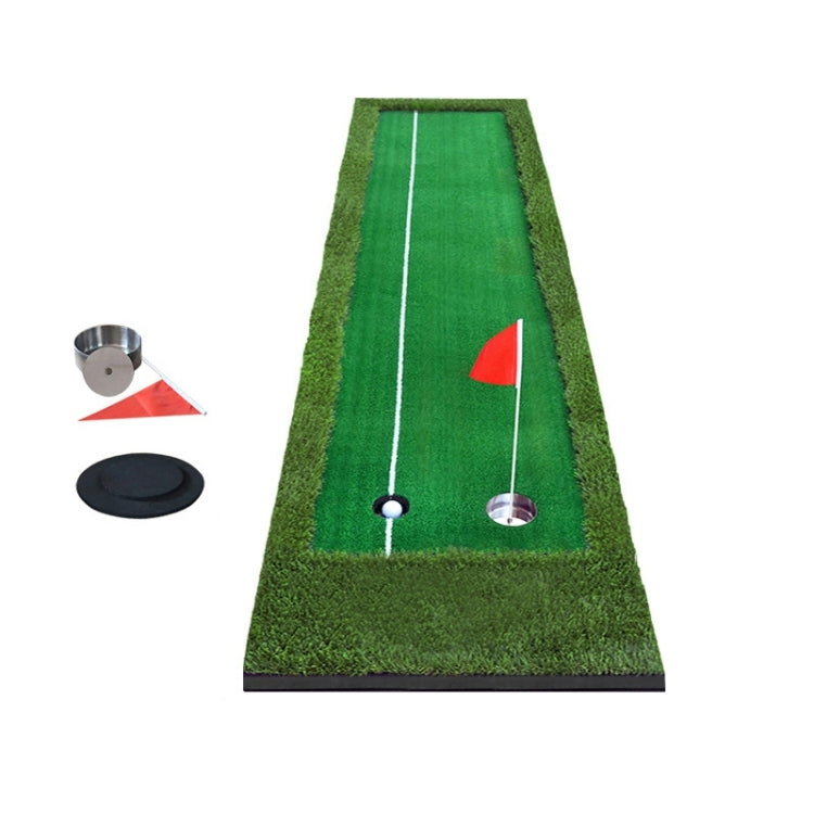 PGM Golf Doppel-Farben Putting Matte Schlägertrainer, Größe: 75x300cm, Größe: 75x300cm