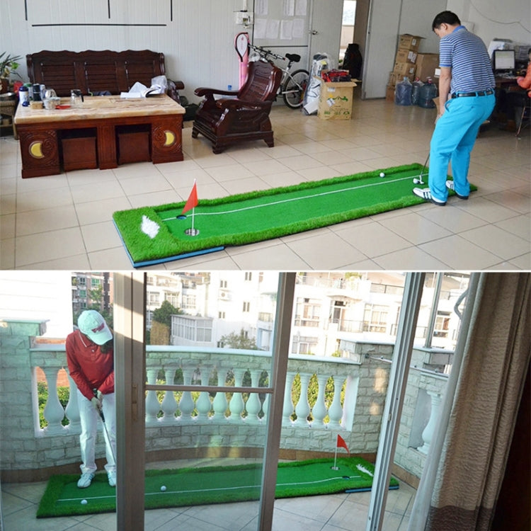 PGM Golf Doppel-Farben Putting Matte Schlägertrainer, Größe: 75x300cm, Größe: 75x300cm