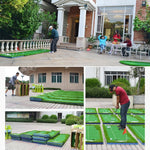 PGM Golf Doppel-Farben Putting Matte Schlägertrainer, Größe: 75x300cm, Größe: 75x300cm