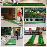 PGM Golf Doppel-Farben Putting Matte Schlägertrainer, Größe: 75x300cm, Größe: 75x300cm