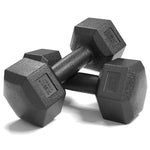 4kg Paar Klebeüberzogene Sechseck-Hanteln, 4kg