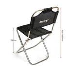 Outdoor Angeln Tragbarer Klapphocker Rucksack Aluminiumlegierung Stuhl