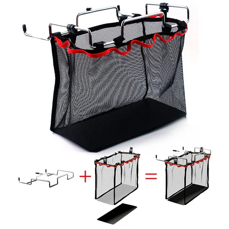 Picknick Camping Faltbarer Mesh-Korb Metallhalterung Kochgeschirr-Organizer Gestell, Kochgeschirrhalter