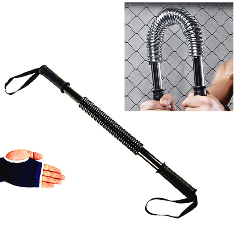 60kg Feder-Handgriffe Armkraft Muskeltraining Gerät + Handschutz Set, 60kg
