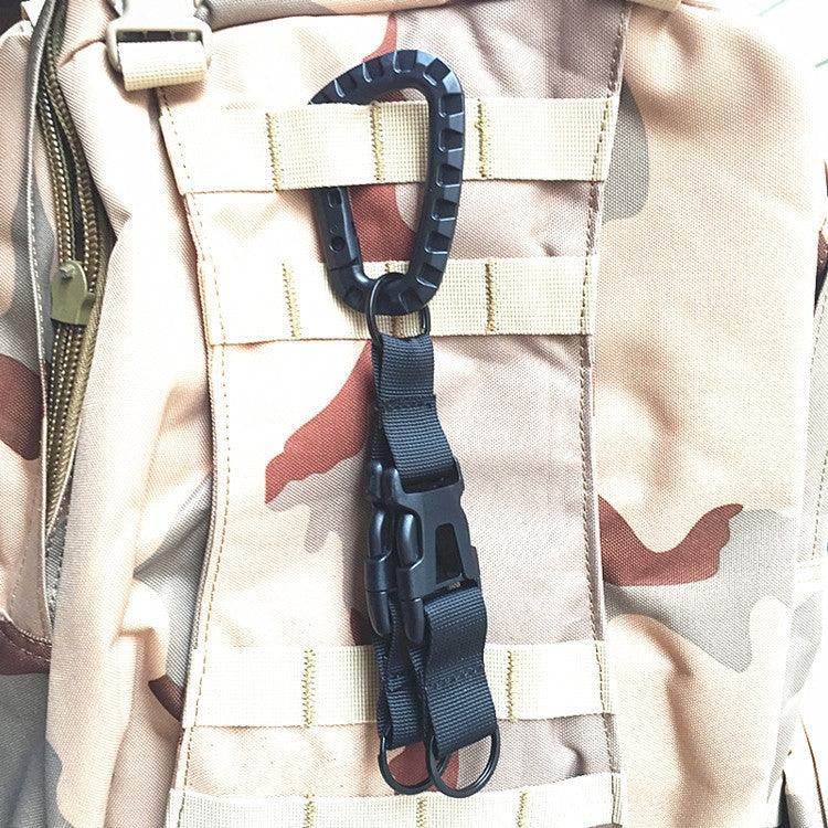 Multifunktionale Outdoor-Kombination Rucksack-Dreifachschnalle, Dreifachschnalle (Schwarz), Dreifachschnalle (Grün), Dreifachschnalle (Khaki)