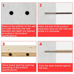 10 PCS Concealed Layer Board Pin Wall Bookshelf Invisible Bulkhead Nail, 14x140mm, 14x140mm