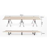 AOTU AT6758 Outdoor tragbares klappbares Aluminiumlegierung-Feldbett