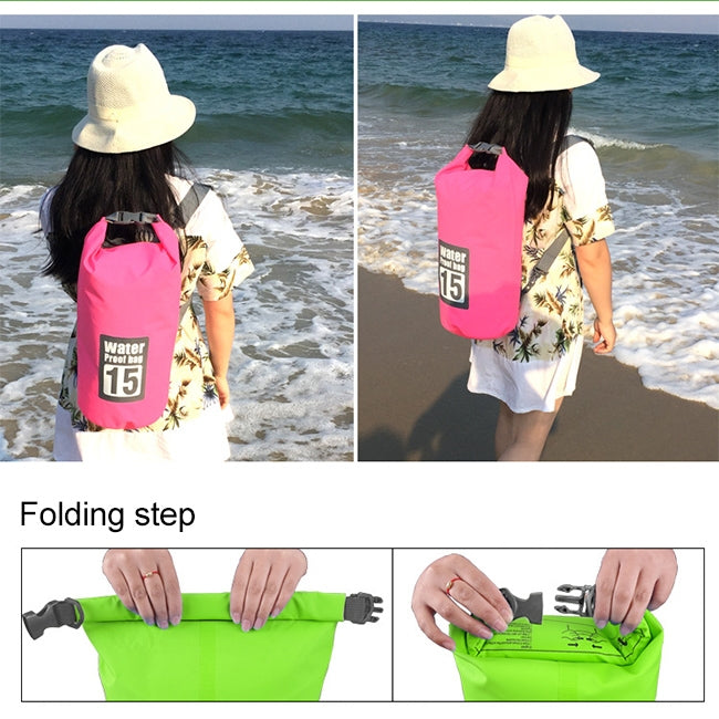 Outdoor Wasserdichte Trockentasche mit doppelten Schultergurten, Fassungsvermögen: 20L, 20L