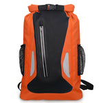 Wasserdichte Outdoor-Trockentasche mit doppelten Schultergurten, PVC-Sacktasche, Fassungsvermögen: 25L