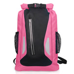 Wasserdichte Outdoor-Trockentasche mit doppelten Schultergurten, PVC-Sacktasche, Fassungsvermögen: 25L