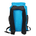 Wasserdichte Outdoor-Trockentasche mit doppelten Schultergurten, PVC-Sacktasche, Fassungsvermögen: 25L