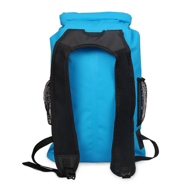 Wasserdichte Outdoor-Trockentasche mit doppelten Schultergurten, PVC-Sacktasche, Fassungsvermögen: 25L