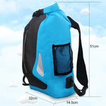 Wasserdichte Outdoor-Trockentasche mit doppelten Schultergurten, PVC-Sacktasche, Fassungsvermögen: 25L