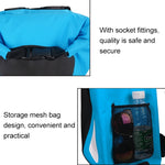 Wasserdichte Outdoor-Trockentasche mit doppelten Schultergurten, PVC-Sacktasche, Fassungsvermögen: 25L