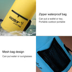 Outdoor Wasserdichte Trockentasche mit zwei Schultergurten, PVC-Fasssack, Fassungsvermögen: 20L, 20L
