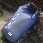 Wasserdichte Outdoor-Schulter-Trockentasche, PVC-Trockensack, Kapazität: 10 l, 10 l
