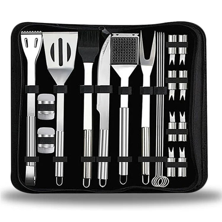 20-in-1 Outdoor-Geschirr-Set Camping-Grill-Geschirr Picknick-Werkzeug-Set, 20-in-1