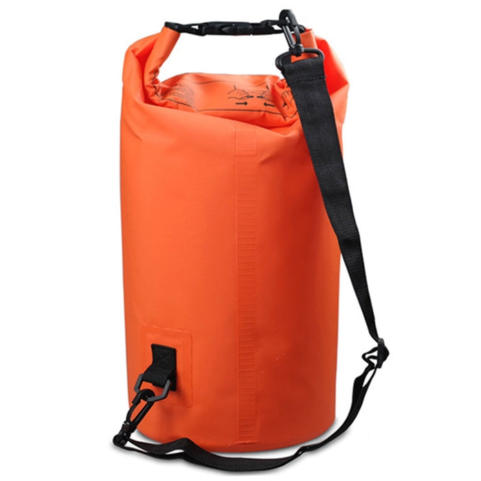 Wasserdichte Outdoor-Einzelschultertasche Dry Bag PVC-Fassbeutel, Kapazität: 5L, Kapazität: 5L (Grün), Kapazität: 5L (Himmelblau), Kapazität: 5L (Gelb), Kapazität: 5L (Schwarz), Kapazität: 5L (Dunkelblau), Kapazität: 5L (Orange), Kapazität: 5L (Pink)