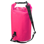 Outdoor Waterproof Double Shoulder Bag Dry Sack PVC Barrel Bag, Capacity: 30L, Capacity: 30L (Green), Capacity: 30L (Sky Blue), Capacity: 30L (Yellow), Capacity: 30L (Black), Capacity: 30L (Dark Blue), Capacity: 30L (Orange), Capacity: 30L (Pink)