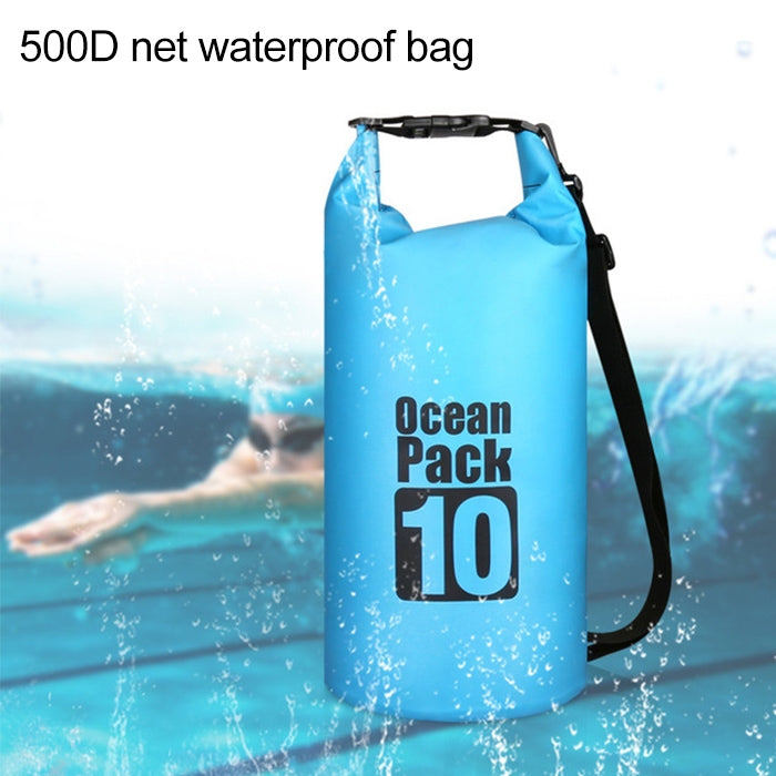 Outdoor Waterproof Double Shoulder Bag Dry Sack PVC Barrel Bag, Capacity: 30L, Capacity: 30L (Green), Capacity: 30L (Sky Blue), Capacity: 30L (Yellow), Capacity: 30L (Black), Capacity: 30L (Dark Blue), Capacity: 30L (Orange), Capacity: 30L (Pink)