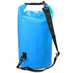 Outdoor Waterproof Double Shoulder Bag Dry Sack PVC Barrel Bag, Capacity: 30L, Capacity: 30L (Green), Capacity: 30L (Sky Blue), Capacity: 30L (Yellow), Capacity: 30L (Black), Capacity: 30L (Dark Blue), Capacity: 30L (Orange), Capacity: 30L (Pink)