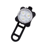 COB Lampenperle 160LM Weißes Licht USB Aufladung Vier-Gang Wasserdichtes Fahrrad Front- / Rücklicht Set, Weißes Licht
