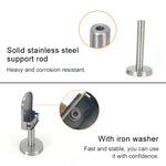 304 Stainless Steel Glass Fish Mouth Support Rod Fixing Clip with 14x40mm Rod, Specification: XL, XL, with 14x40mm Rod
