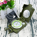 GoldGood K4074 Outdoor Multifunktions-Militärreise-Geologie-Taschen-Prismenkompass mit Leuchtanzeige, K4074