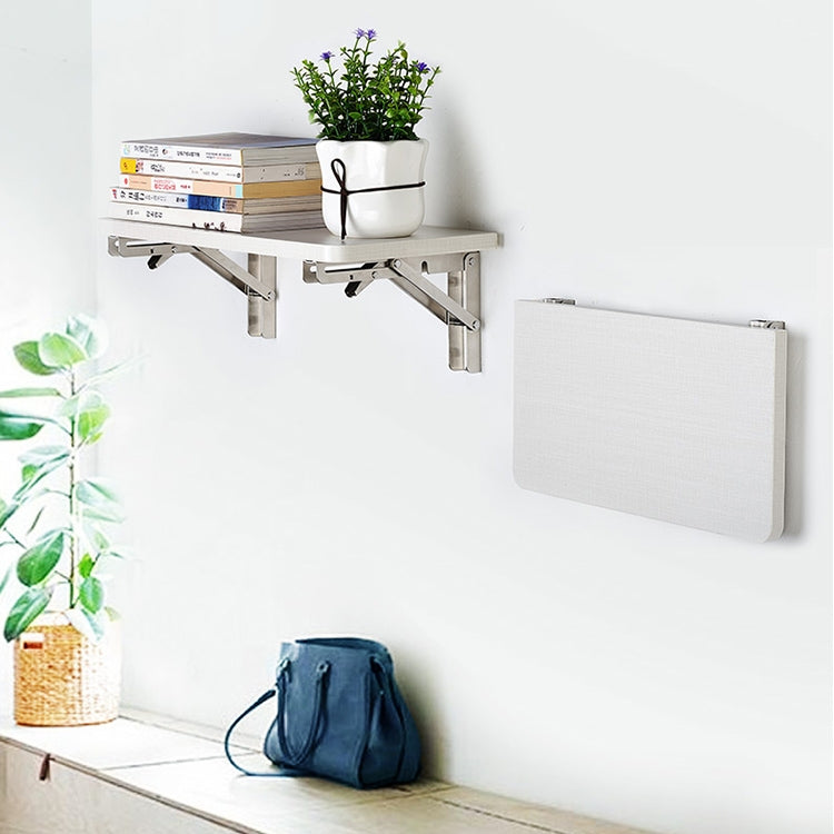 2 Stück 10 Zoll K-Typ Wandmontiertes klappbares Edelstahl-Federablage für Esstisch, 10 Zoll
