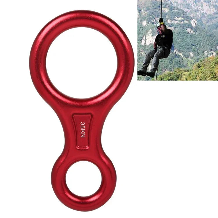 Klettern Rettung Achter Abseilgerät Sicherungsgerät (Schwarz), TP8601P (Schwarz), TP8601P (Silber), TP8601P (Rot), TP8601P (Blau), TP8601P (Gold), TP8601P (Orange), TP8601P (Dunkelgrau)