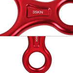 Klettern Rettung Achter Abseilgerät Sicherungsgerät (Schwarz), TP8601P (Schwarz), TP8601P (Silber), TP8601P (Rot), TP8601P (Blau), TP8601P (Gold), TP8601P (Orange), TP8601P (Dunkelgrau)