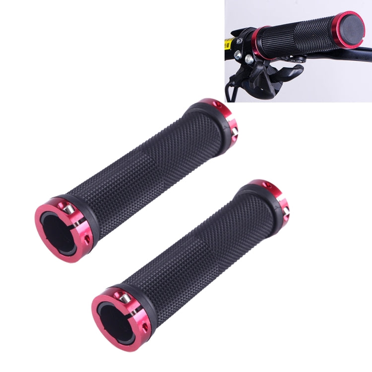 OQSPORT 2 Stück Fahrradgriffe beidseitig verriegelbar Gerade MTB Fahrrad Anti-Rutsch Lenkergriffe, OQSPORT, 801