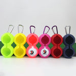 2 Stück Golf Silikon Doppelball Schutzhülle, 2 Stück Hülle Schwarz, 2 Stück Hülle Hellgelb, 2 Stück Hülle Pink, 2 Stück Hülle Dunkelblau, 2 Stück Hülle Grün, 2 Stück Hülle Rot, 2 Stück Hülle Rosarot, 2 Stück Hülle Gelb