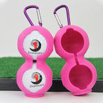 2 Stück Golf Silikon Doppelball Schutzhülle, 2 Stück Hülle Schwarz, 2 Stück Hülle Hellgelb, 2 Stück Hülle Pink, 2 Stück Hülle Dunkelblau, 2 Stück Hülle Grün, 2 Stück Hülle Rot, 2 Stück Hülle Rosarot, 2 Stück Hülle Gelb