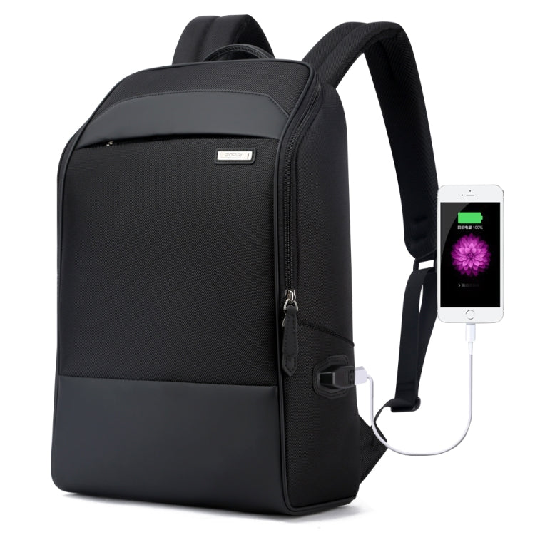 Bopai 751-006881 Business Anti-Diebstahl Wasserdichte Große Kapazität Doppel-Schultertasche mit USB-Ladeanschluss, Größe: 30x14x44cm, 751-006881