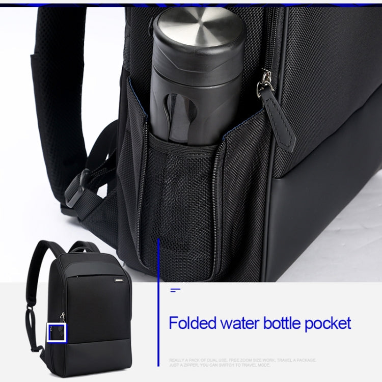 Bopai 751-006881 Business Anti-Diebstahl Wasserdichte Große Kapazität Doppel-Schultertasche mit USB-Ladeanschluss, Größe: 30x14x44cm, 751-006881