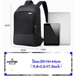 Bopai 751-006881 Business Anti-Diebstahl Wasserdichte Große Kapazität Doppel-Schultertasche mit USB-Ladeanschluss, Größe: 30x14x44cm, 751-006881