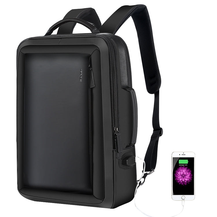 Bopai 751-006551 Große Kapazität Business Casual Atmungsaktiver Laptop-Rucksack mit externem USB-Anschluss, Größe: 30 x 12 x 44cm, 751-006551